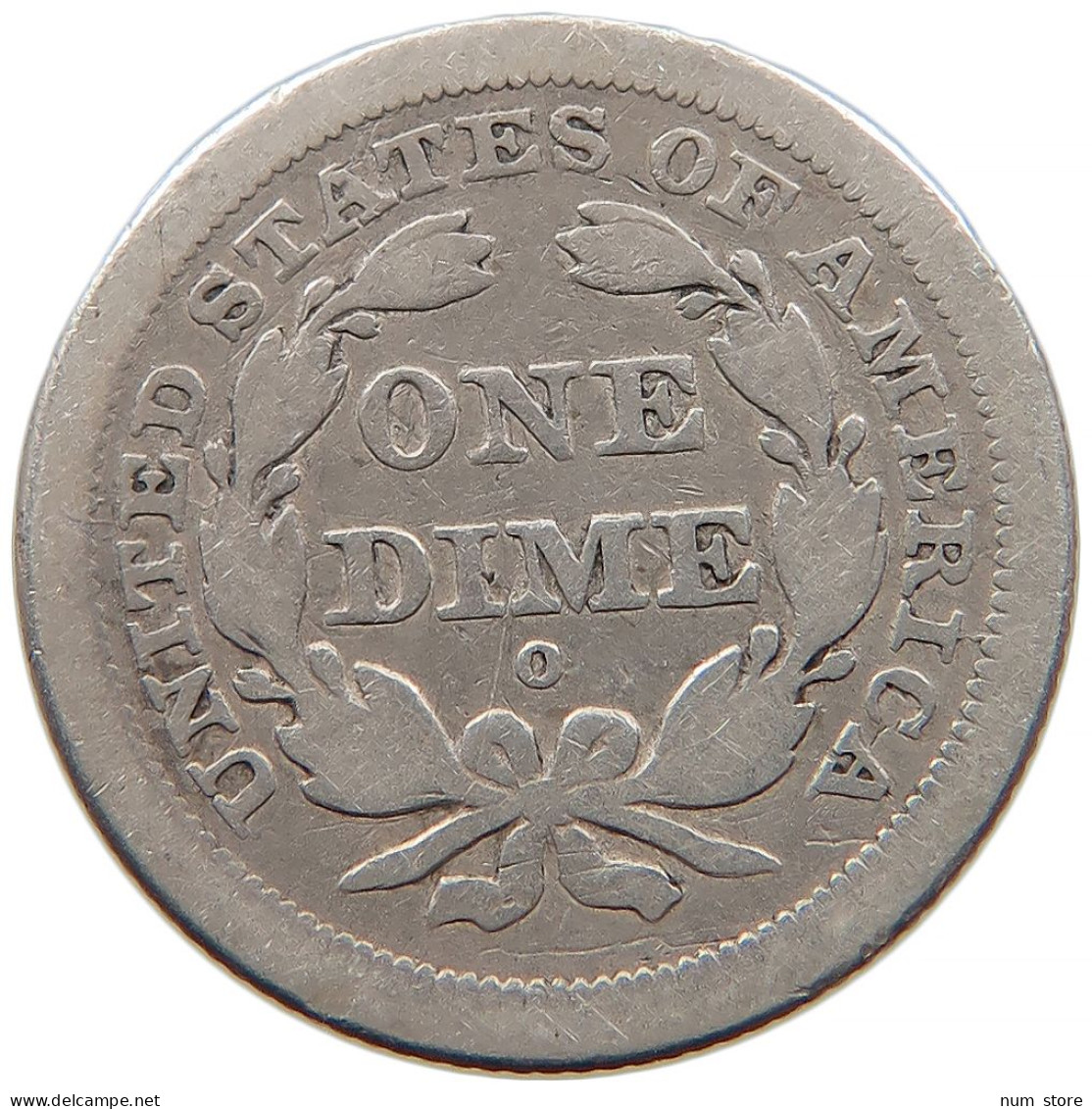 UNITED STATES OF AMERICA DIME 1841 O SEATED LIBERTY #t022 0517 - 1837-1891: Seated Liberty (Libertà Seduta)