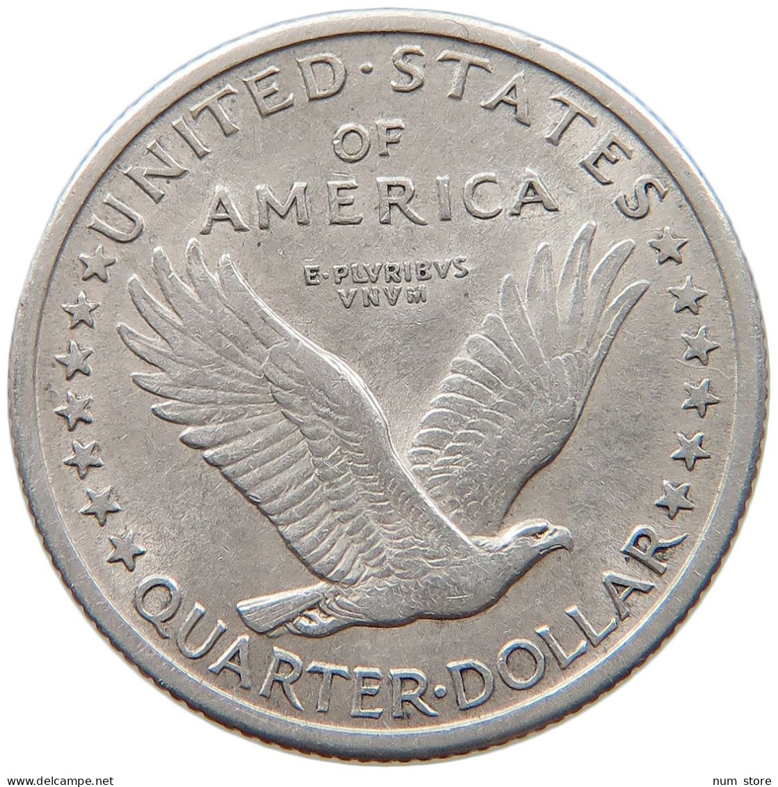 UNITED STATES OF AMERICA QUARTER 1917 STANDING LIBERTY #t022 0763 - 1916-1930: Standing Liberty (Liberté Debout)