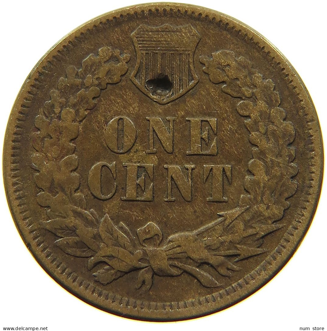 UNITED STATES OF AMERICA CENT 1873 INDIAN HEAD #t027 0469 - 1859-1909: Indian Head