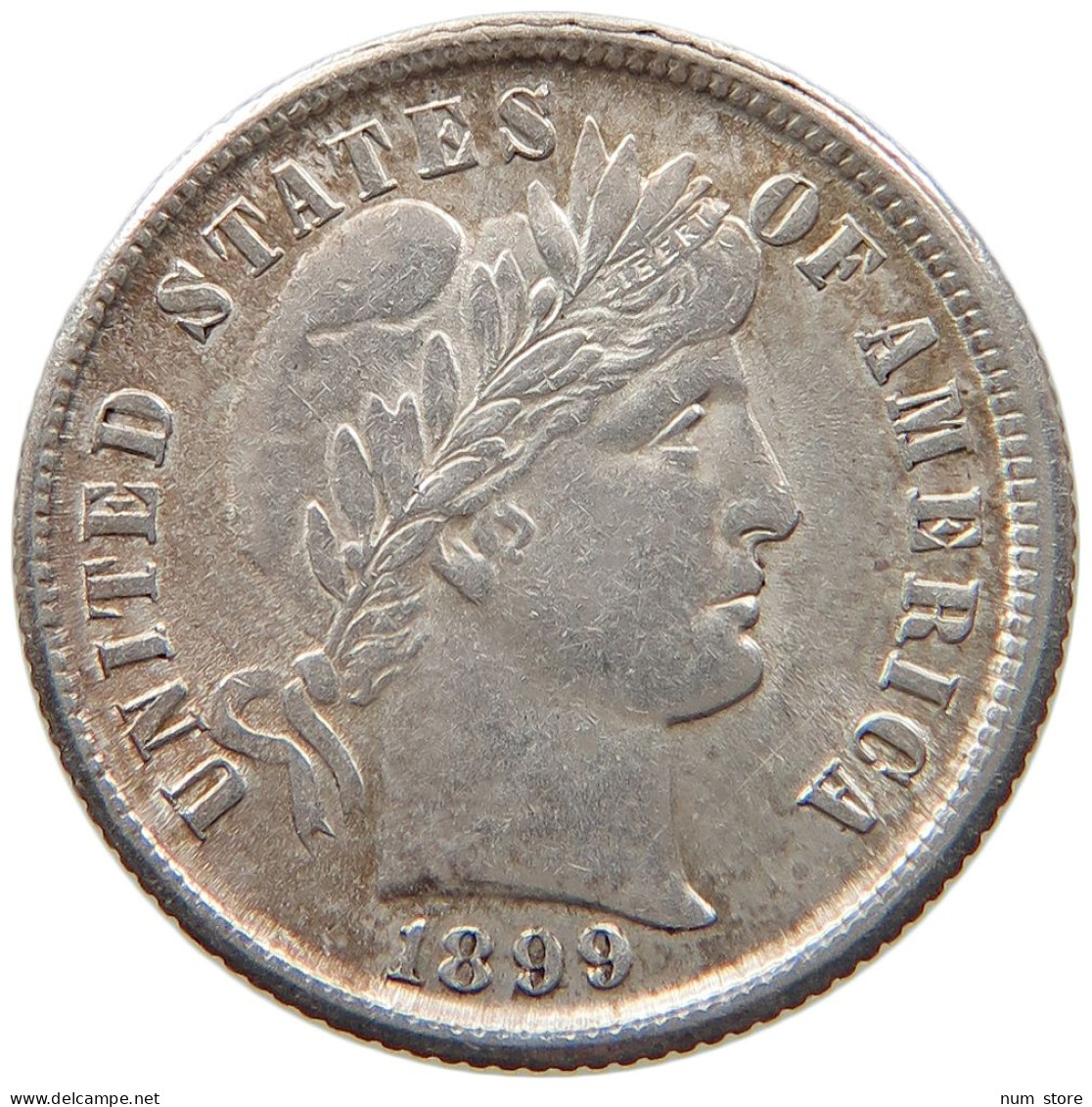 UNITED STATES OF AMERICA DIME 1899 BARBER #t027 0075 - 1892-1916: Barber