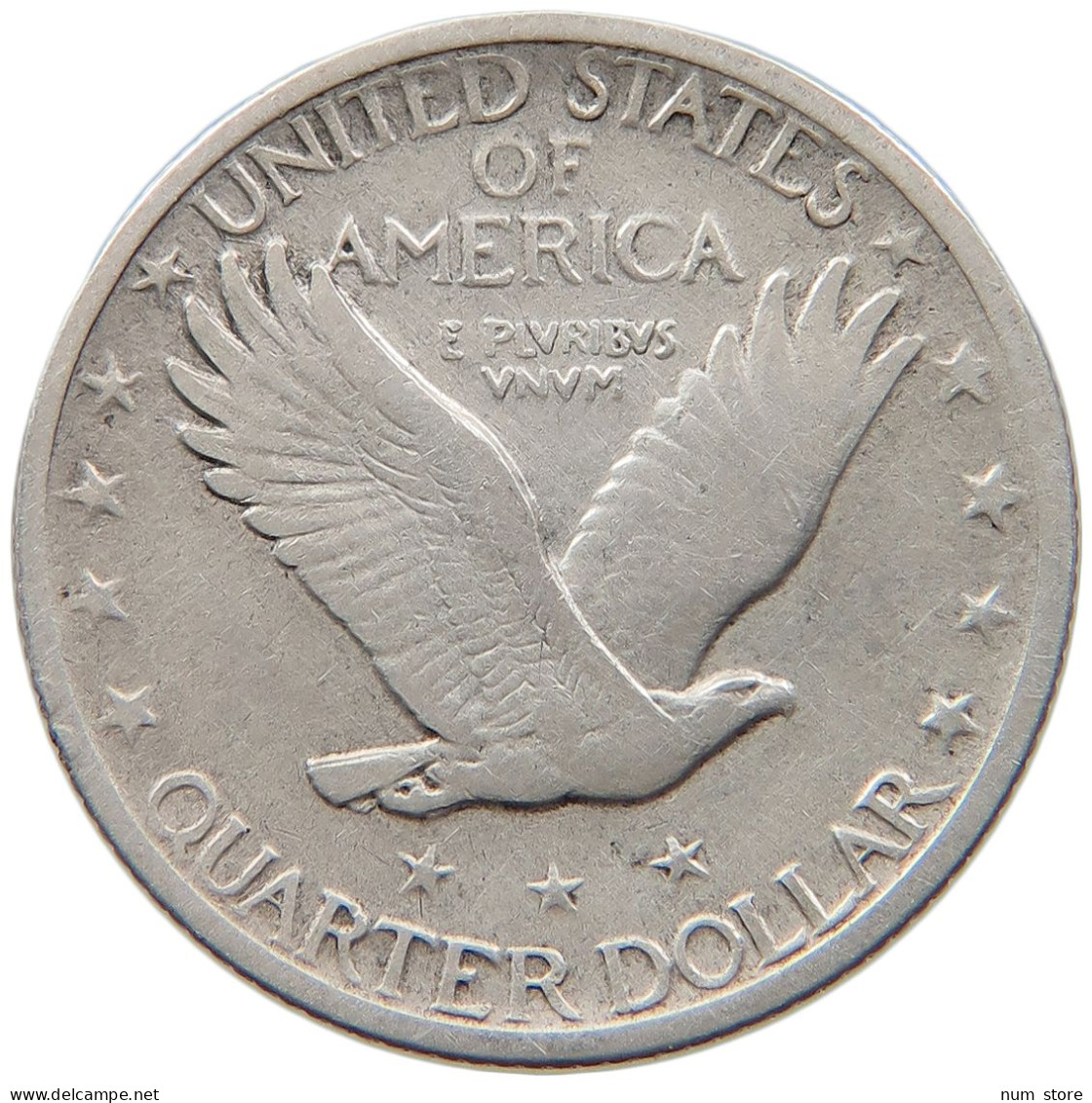 UNITED STATES OF AMERICA QUARTER 1918 STANDING LIBERTY #t026 0191 - 1916-1930: Standing Liberty (Liberté Debout)