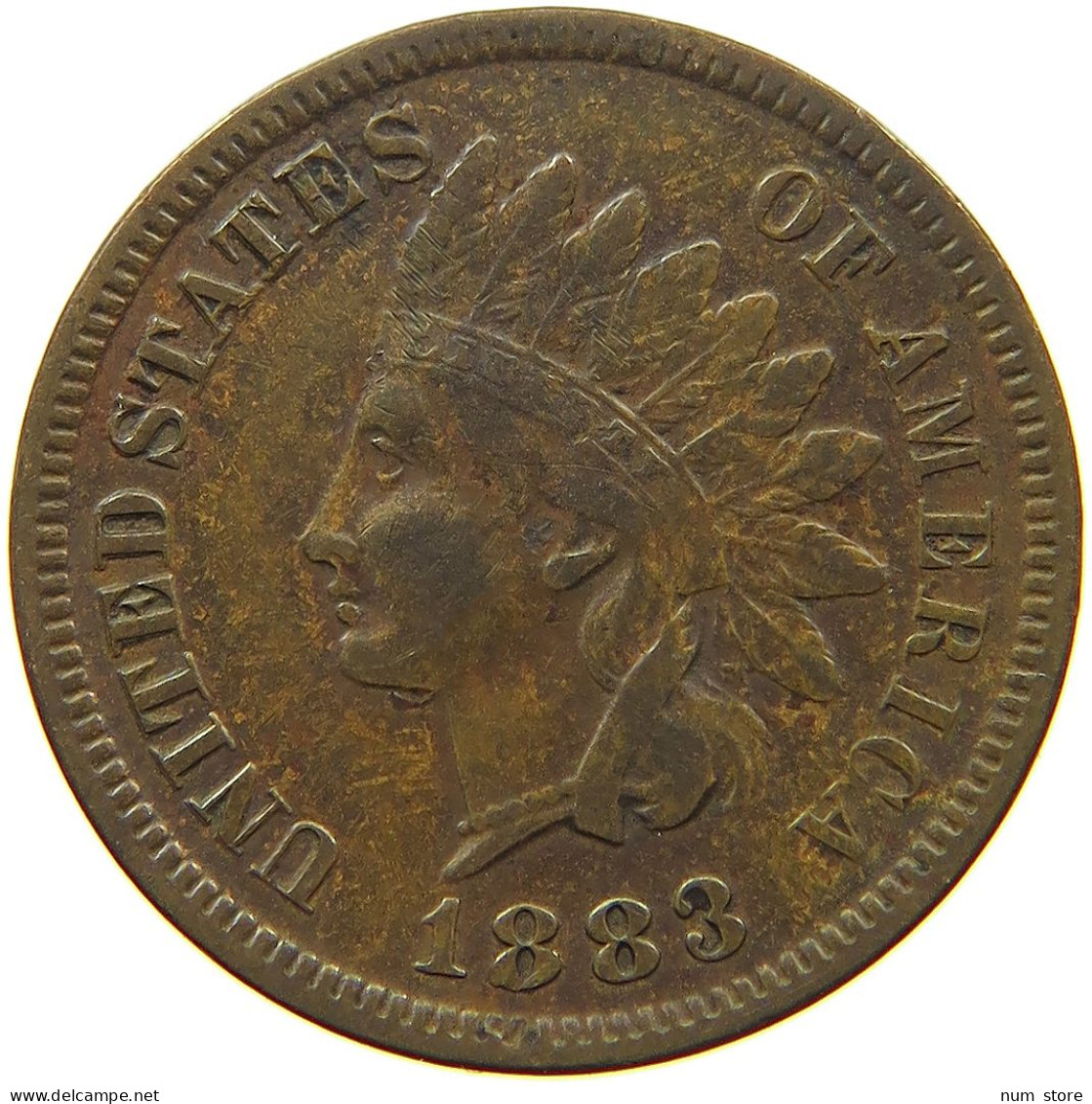 UNITED STATES OF AMERICA CENT  INDIAN HEAD #t027 0467 - 1859-1909: Indian Head