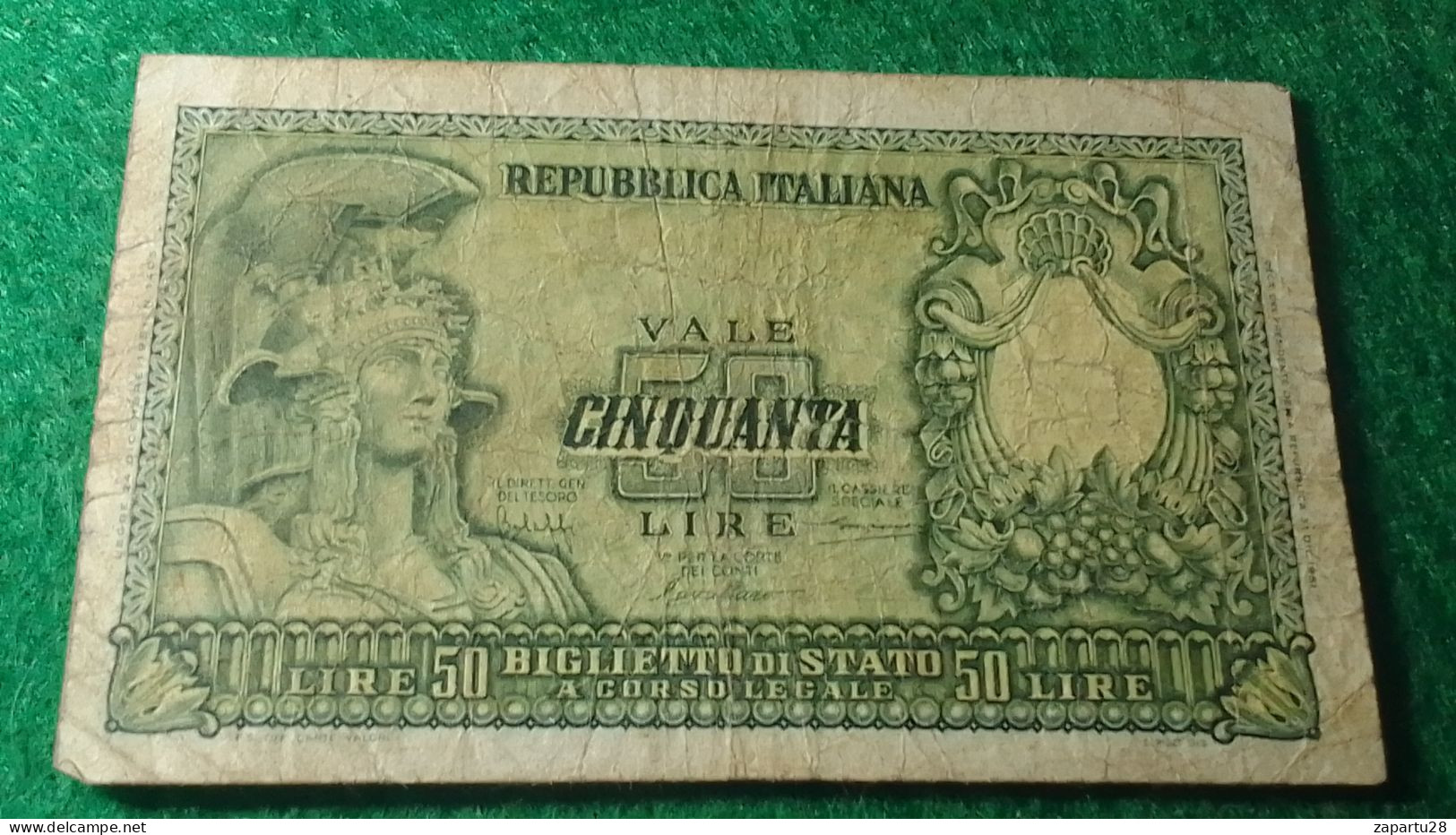 İTALYA-1951-  50  LİRE  F - Altri & Non Classificati