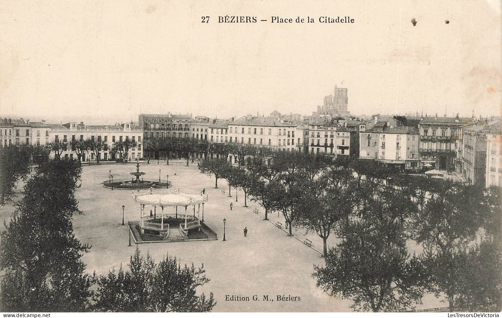 FRANCE - Béziers - Place De La Citadelle - Carte Postale Ancienne - Beziers