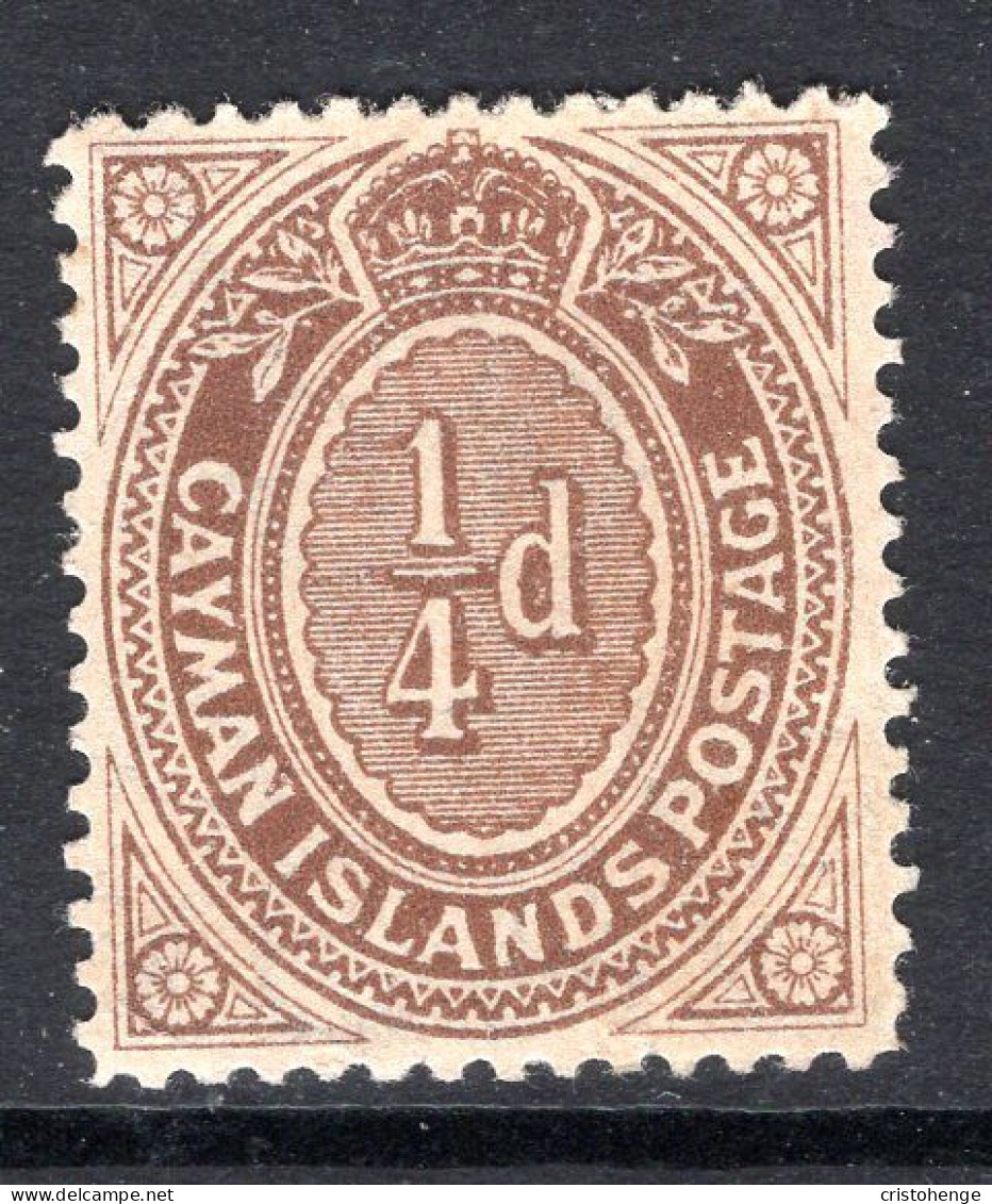 Cayman Islands 1908 KEVII - Wmk. Mult. Crown CA - ¼d Brown HM (SG 38) - Cayman Islands