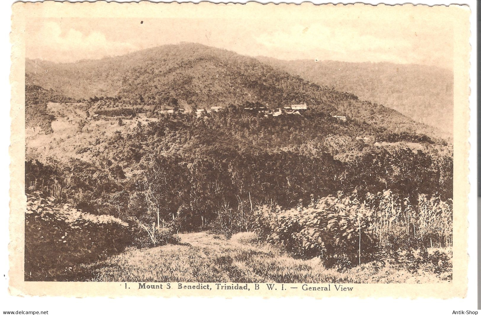 Trinidad, Mount S.Benedict - General View V.1915 (4959) - Trinidad
