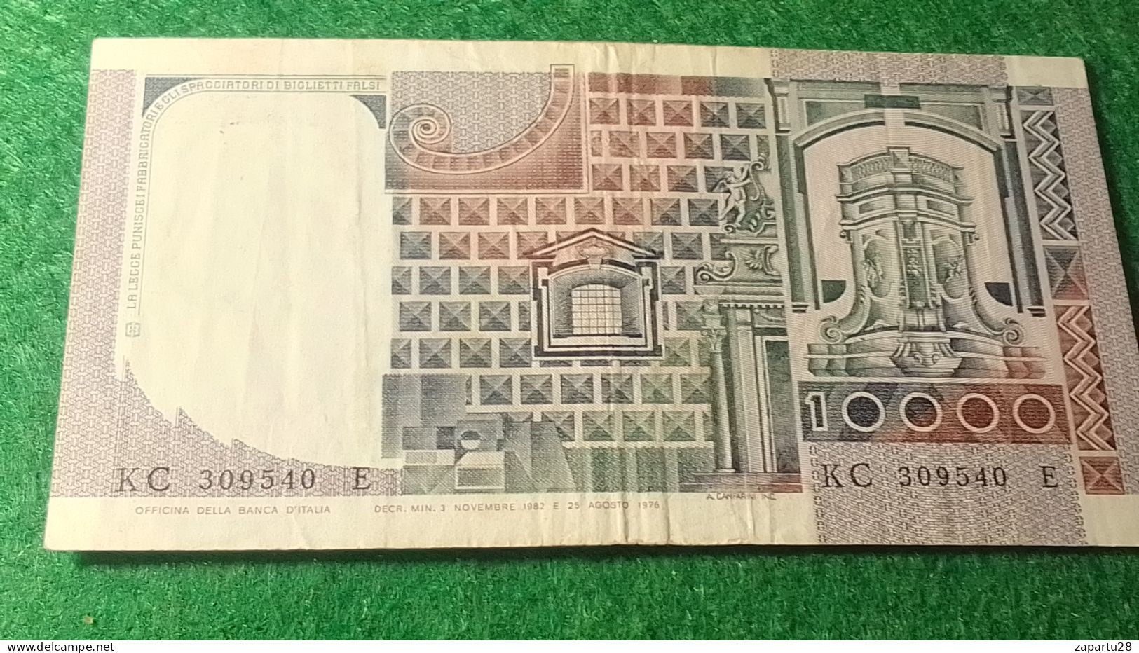 İTALYA-1980- 90 10 000 LİRE - 10000 Liras