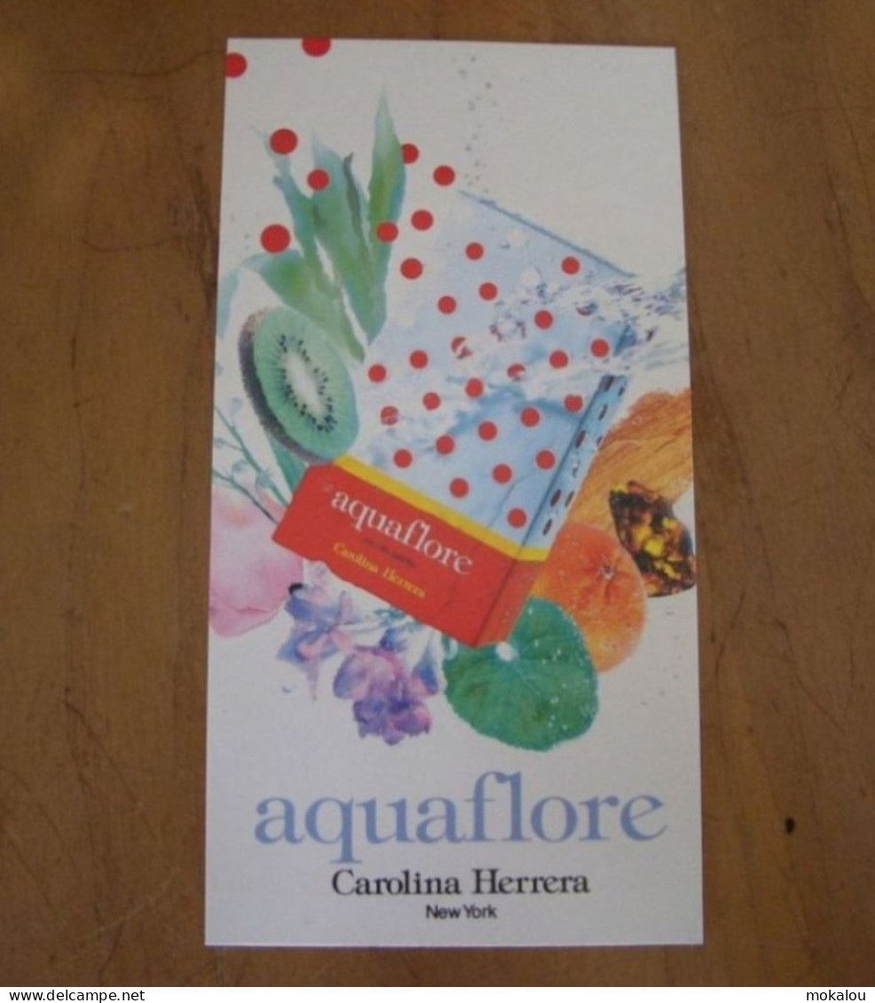 Carte Carolina Herrera Aquaflor A/patch - Modern (ab 1961)