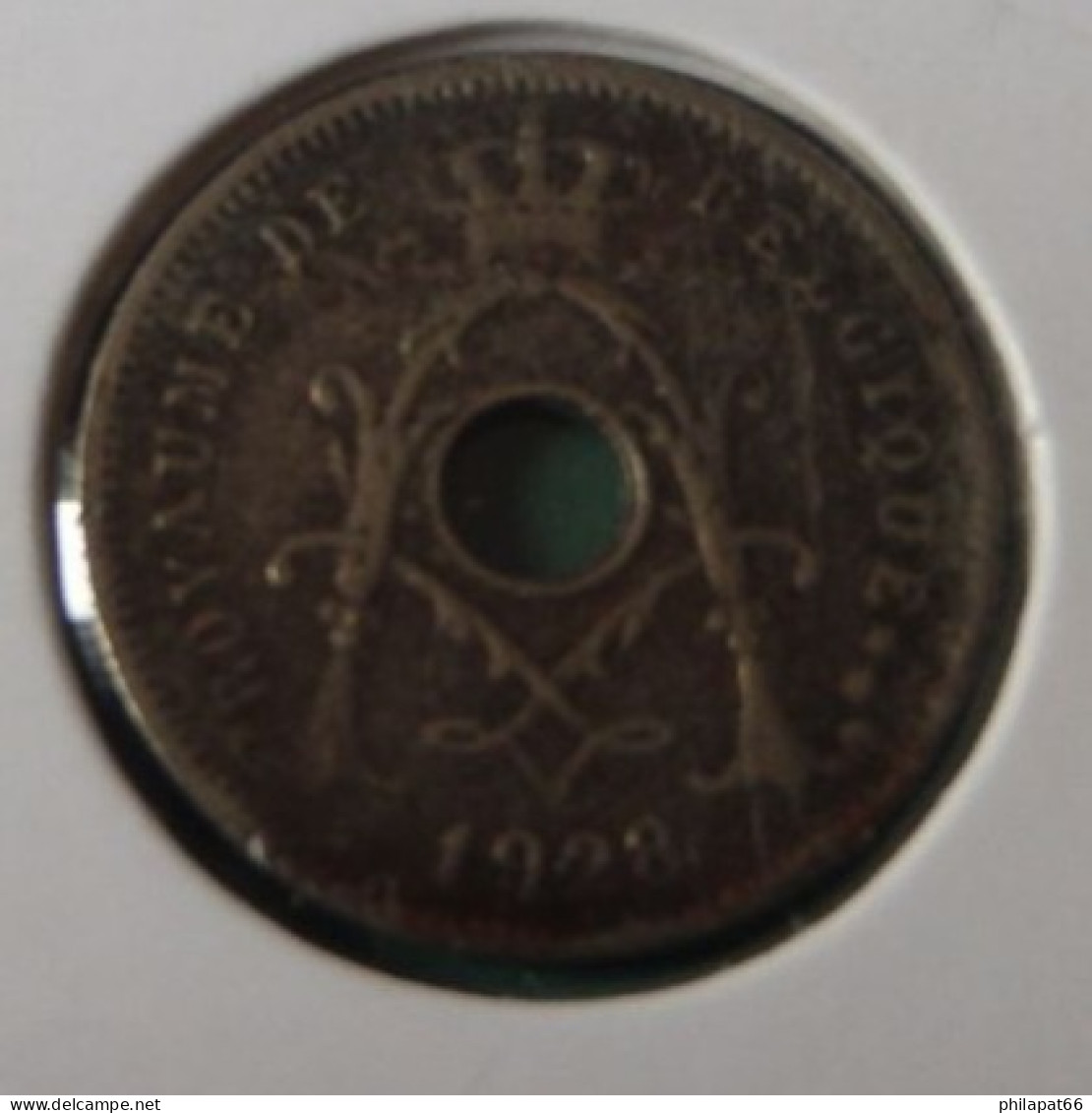 Albert I 5 Cent Monogram 1928FR - 5 Centimes