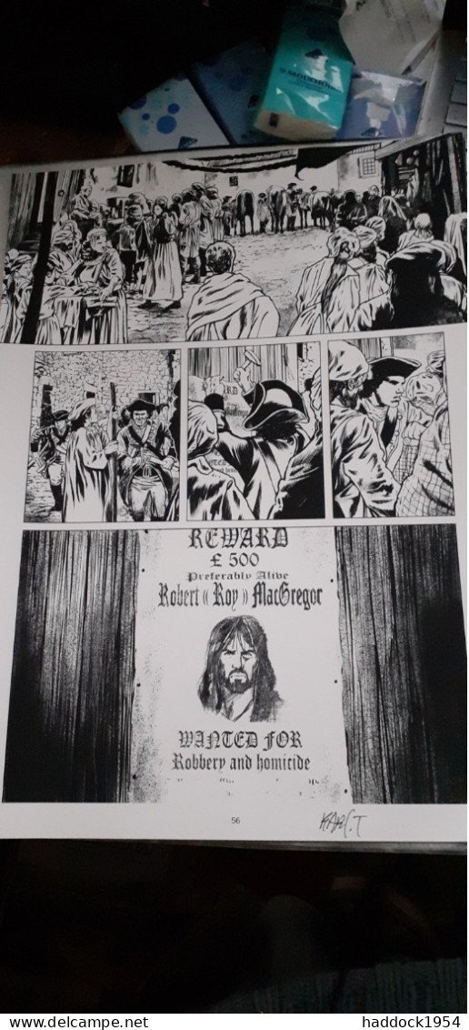 ROB ROY Le Vaurien Des Highlands Planche 56 TOLLET 2023 - Disegni Originali