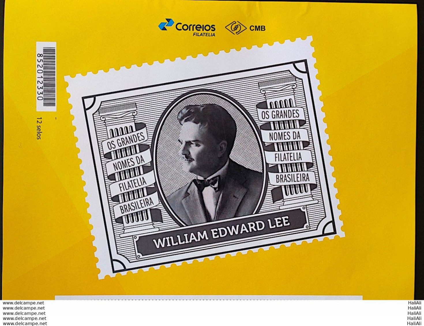 PB 183 Brazil Personalized Stamp Great Names Of Brazilian Philately William Edward Lee 2020 Vignette G - Personalisiert