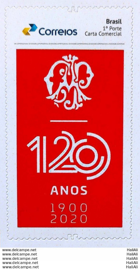 PB 179 Brazil Personalized Stamp Paulistano Athletic Club 2020 - Personnalisés