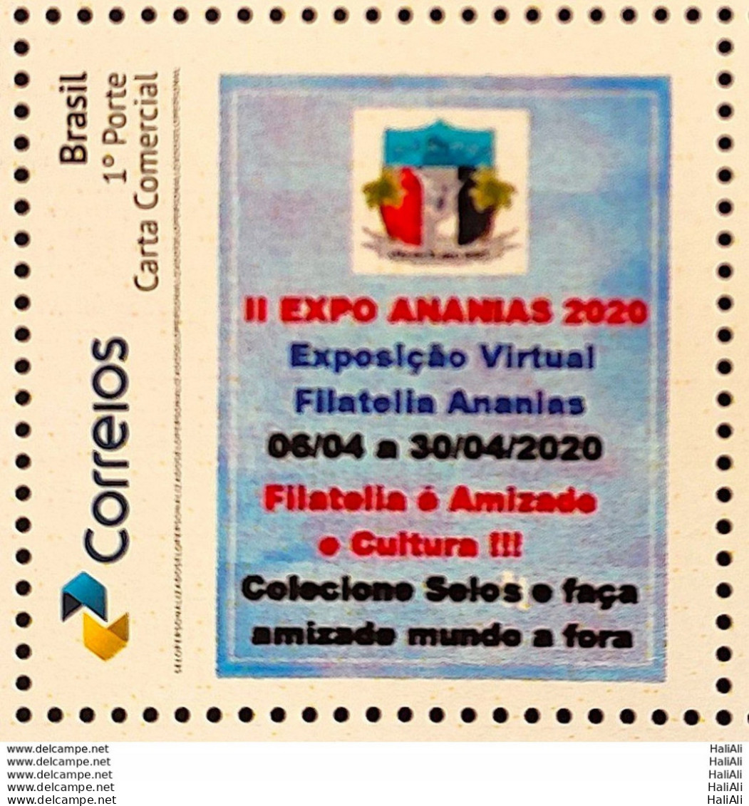PB 157 Brazil Personalized Stamp II Expo Ananias 2020 - Personalisiert