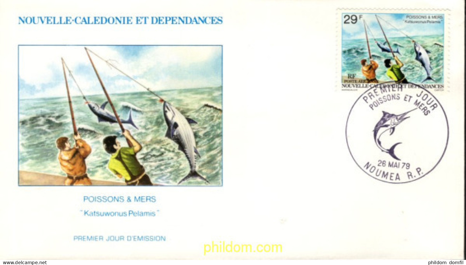 720323 MNH NUEVA CALEDONIA 1979 PECES - Unused Stamps