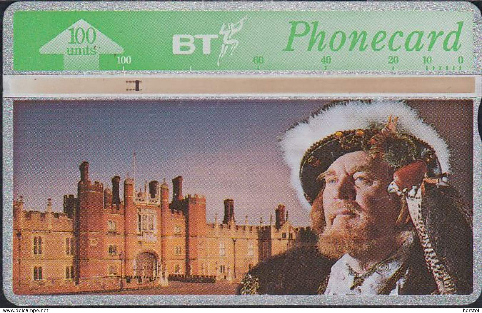 UK Btc 060 Tourism (6) - King Henry VIII - Hampton Court Palace - 100 Units - 207C - BT Allgemeine