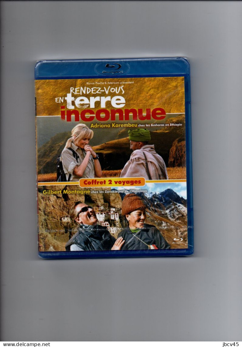 Coffret De 2 BLU RAY Disc NEUF  Sous Blister RENDEZ VOUS EN TERRE INCONNUE Karembeu  Et Montagne - Voyage