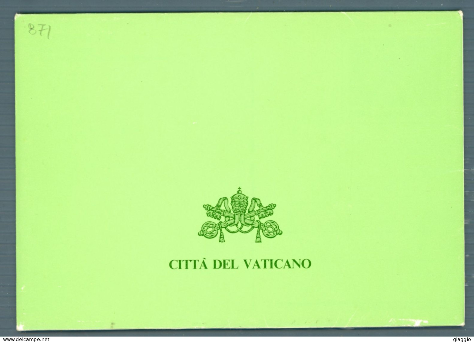 °°° Francobolli - N. 1871 - Vaticano Cartoline Postali Ville Pontificie Di Castelgandolfo °°° - Entiers Postaux