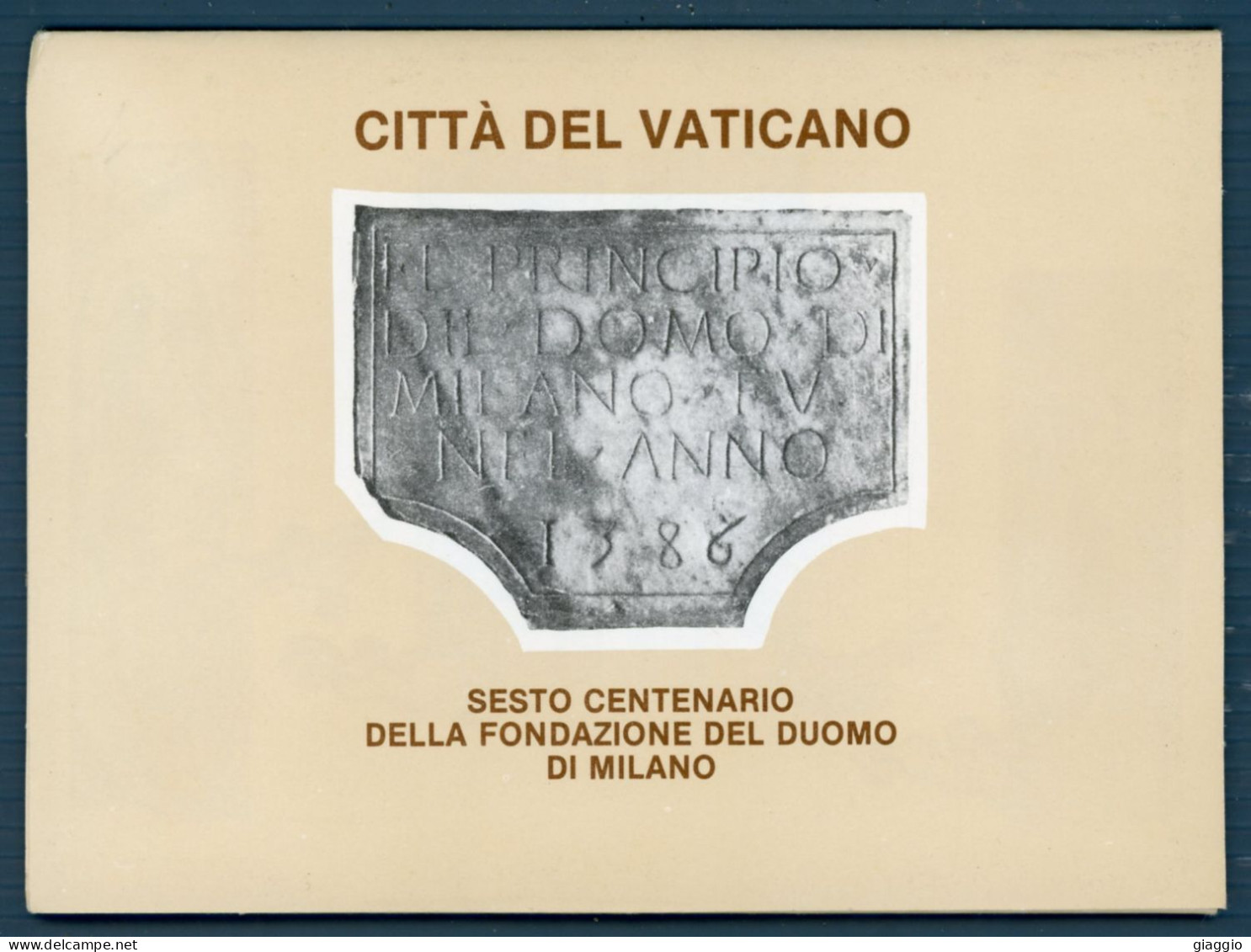 °°° Francobolli - N. 1873 - Vaticano Cartoline Postali Duomo Di Milano °°° - Postal Stationeries