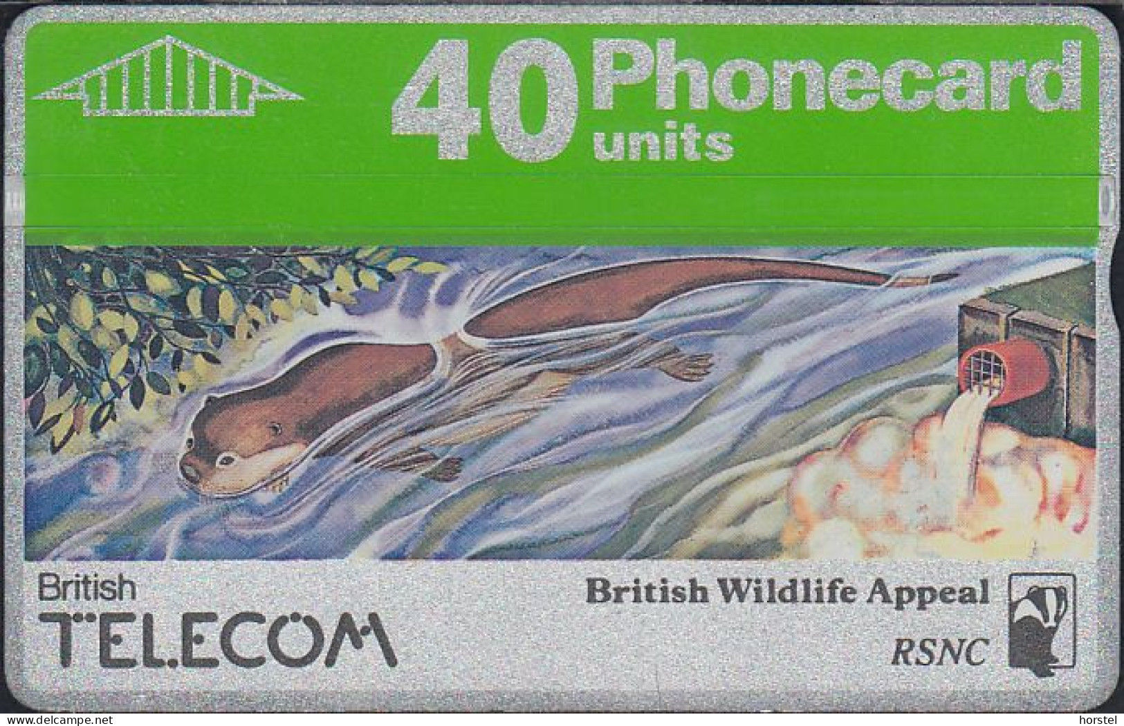 UK Btc 027 Wildlife Appeal - Otter - 40 Units - 007B - BT Allgemeine