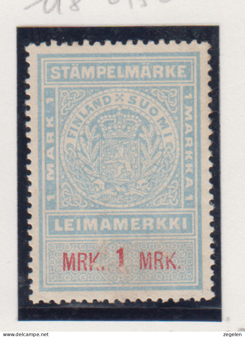 Finland Fiskale Zegel Cat. Barefoot Documentary 123 - Revenue Stamps