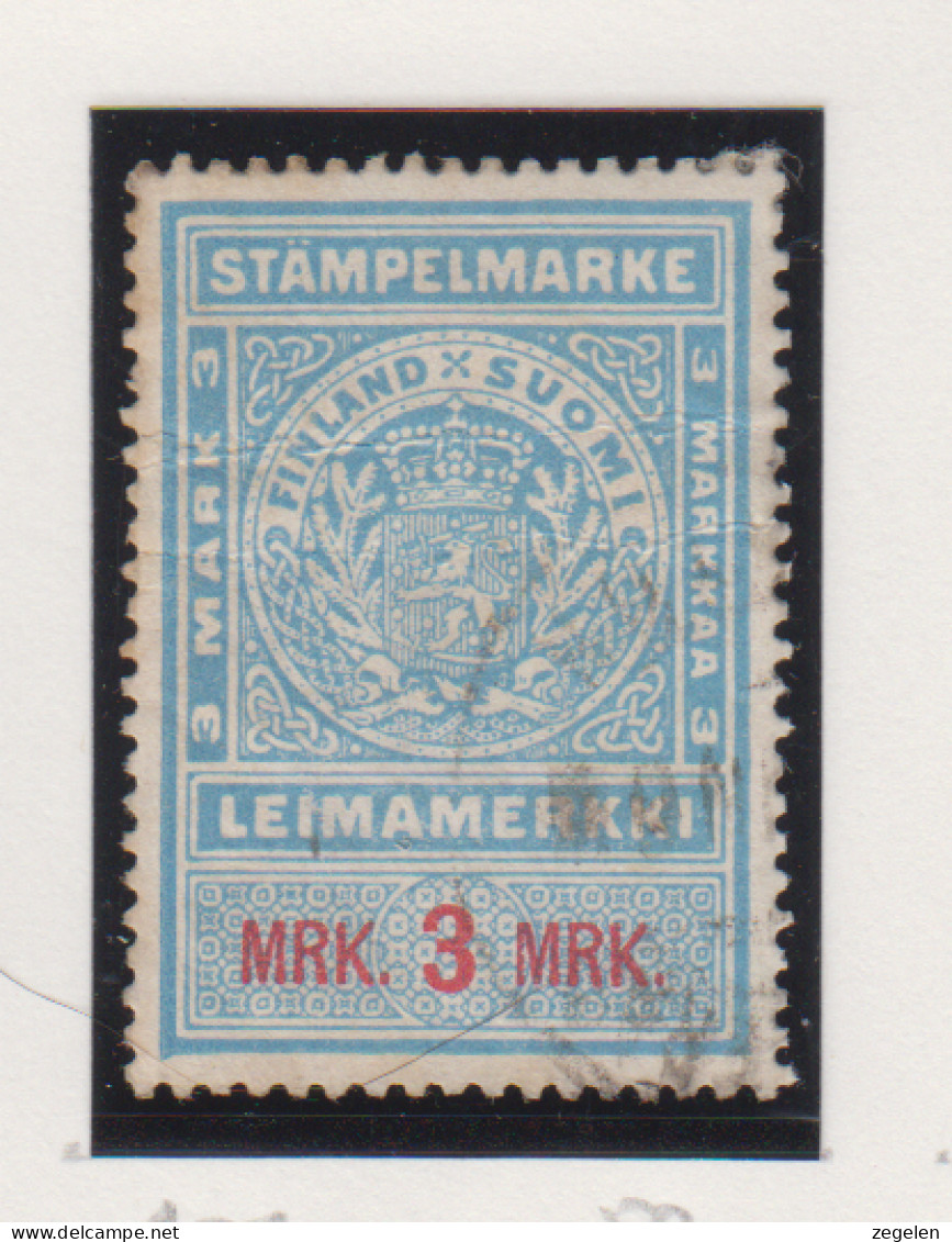 Finland Fiskale Zegel Cat. Barefoot Documentary 127 - Revenue Stamps