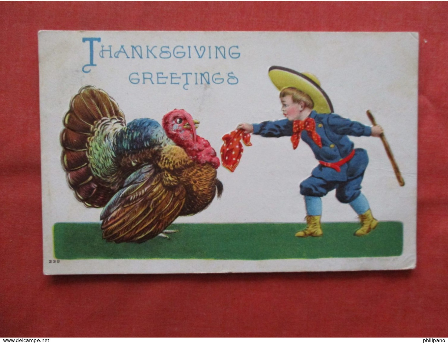 Thanksgiving  Embossed.      Ref 6288 - Giorno Del Ringraziamento