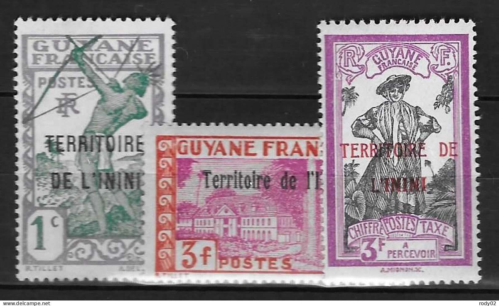 ANCIENNES COLONIES FRANCAISES - LOT DIVERS - 6 SCANS - Collections