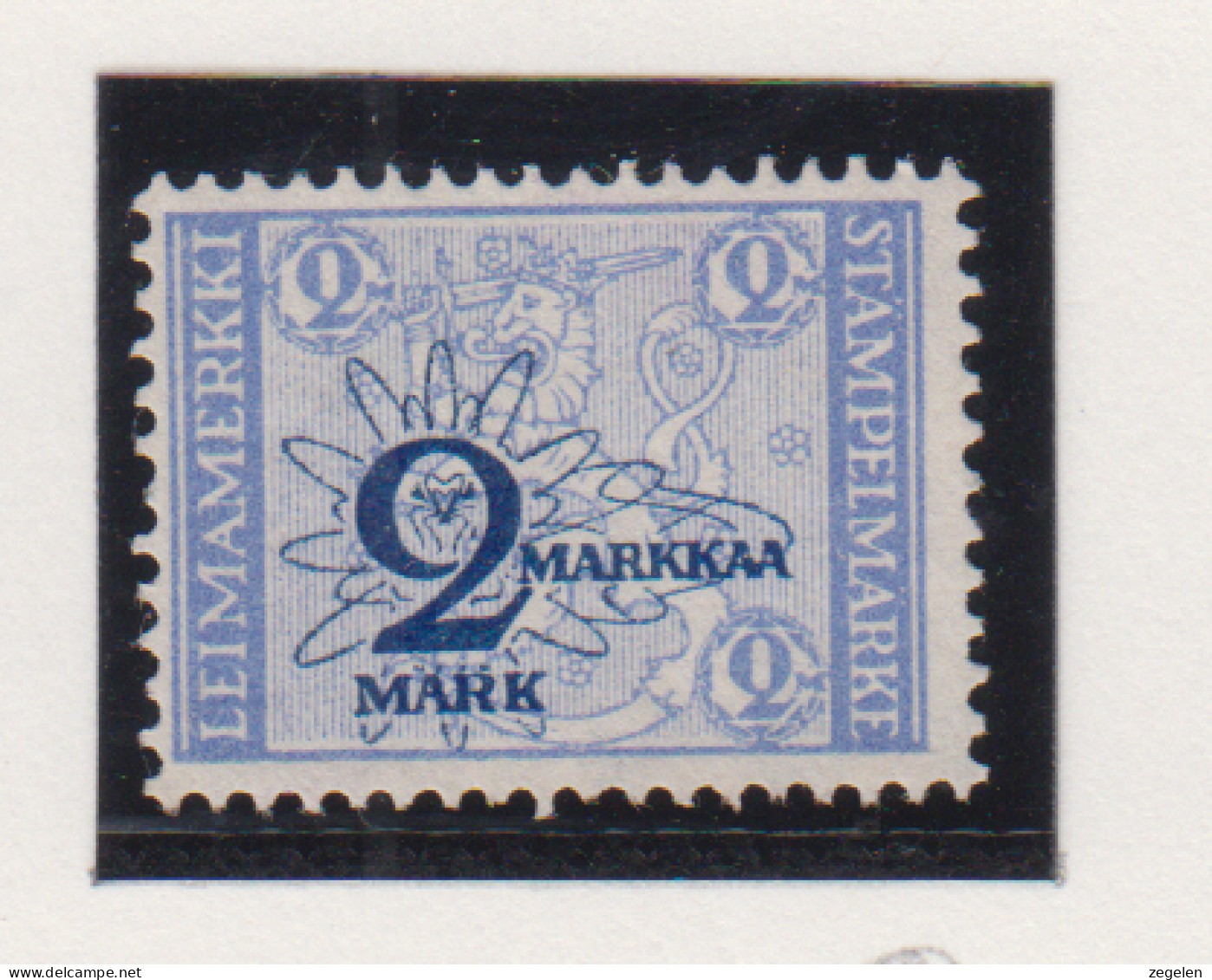 Finland Fiskale Zegel Cat. Barefoot Documentary 168 - Revenue Stamps