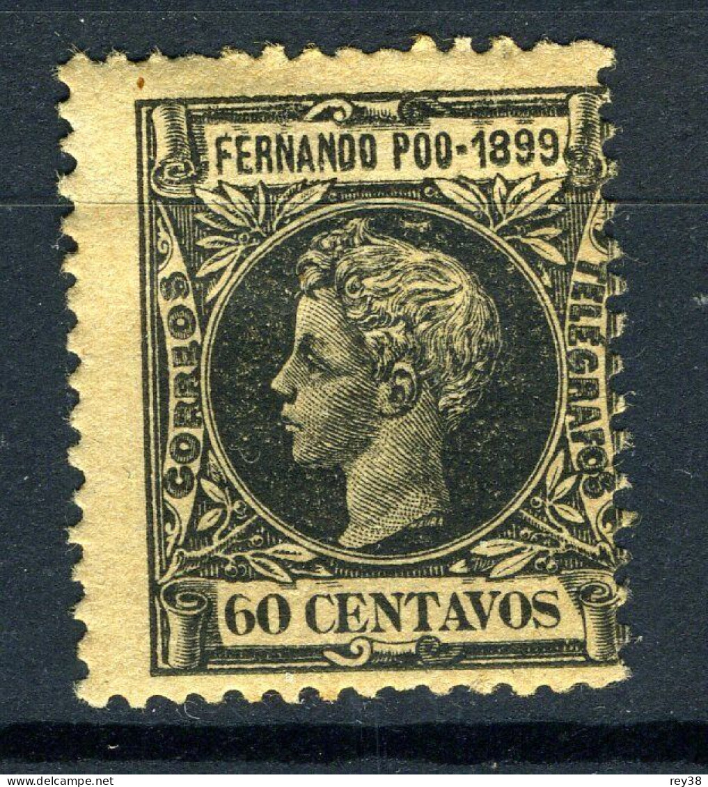 FERNANDO POO 1899, 60 CTS. MH* - Fernando Po