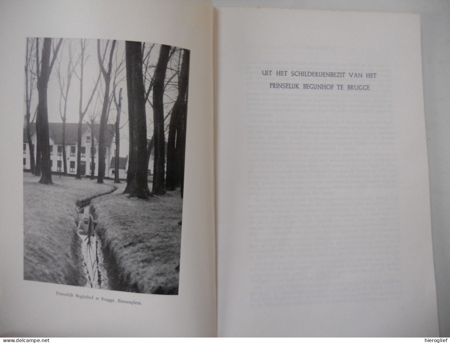 Uit Het Schilderijenbezit Vh Prinselijk Begijnhof Te Brugge / De Wijngaard Archivum Artis Lovaniensis 1970 Leuven - Historia