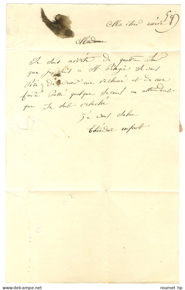 Lettre Avec Texte D'un Prisonnier à Saint Pélagie Daté Du 23 Juillet 1848 Pour Paris. - TB. - 1801-1848: Precursors XIX