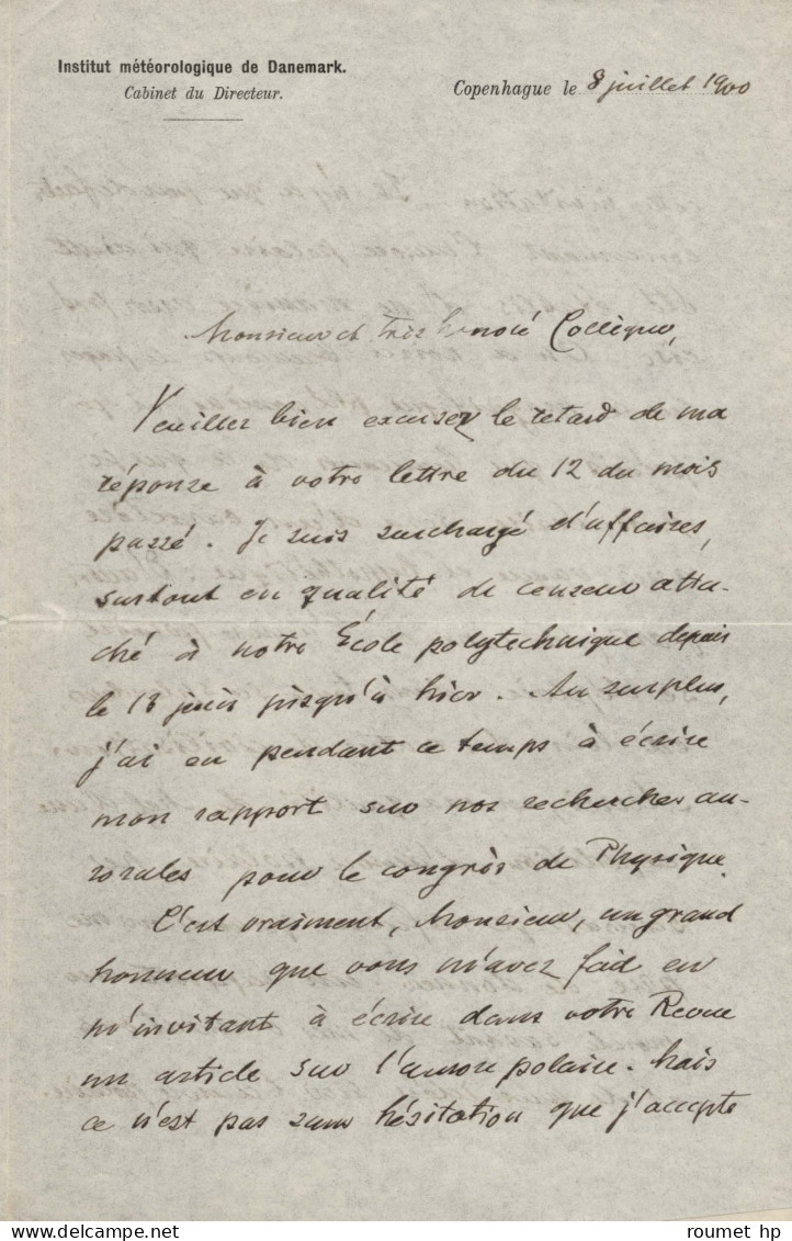 PAULSEN Adam (1833-1907), Astronome Danois. - Otros & Sin Clasificación