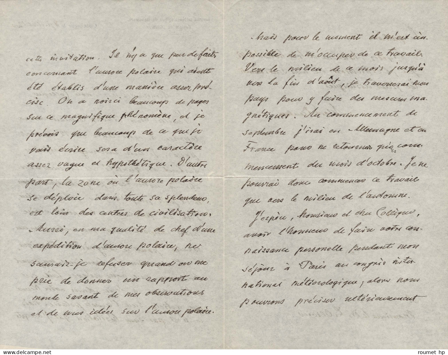 PAULSEN Adam (1833-1907), Astronome Danois. - Autres & Non Classés