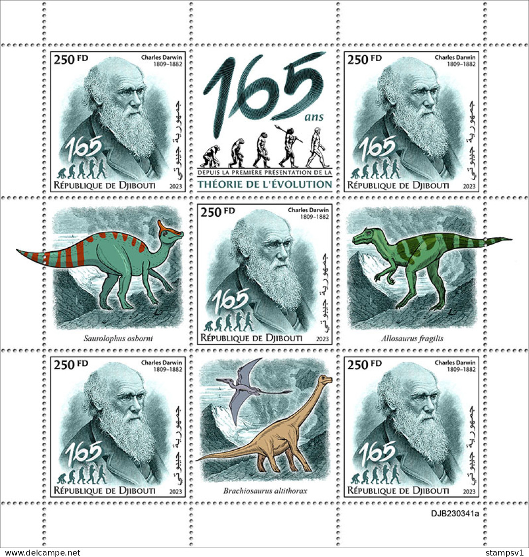 Djibouti  2023 Charles Darwin . (341) OFFICIAL ISSUE - Naturaleza