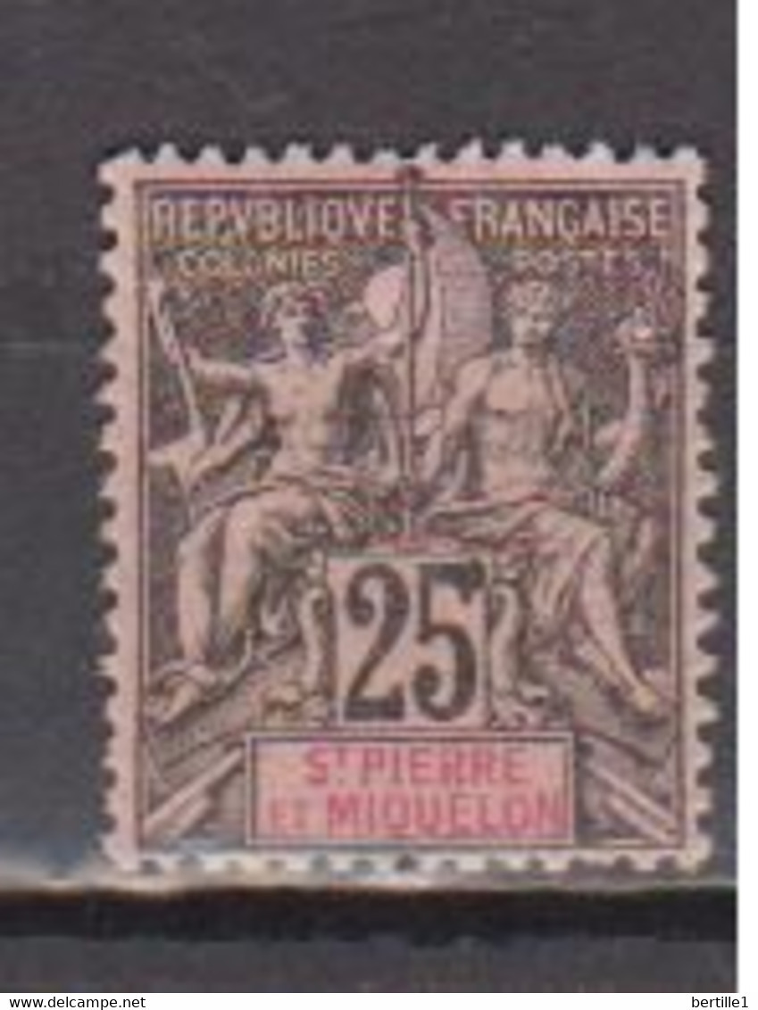 SAINT PIERRE ET MIQUELON          N°  YVERT 66  NEUF AVEC CHARNIERES      ( CHARN   02/ 49 ) - Neufs