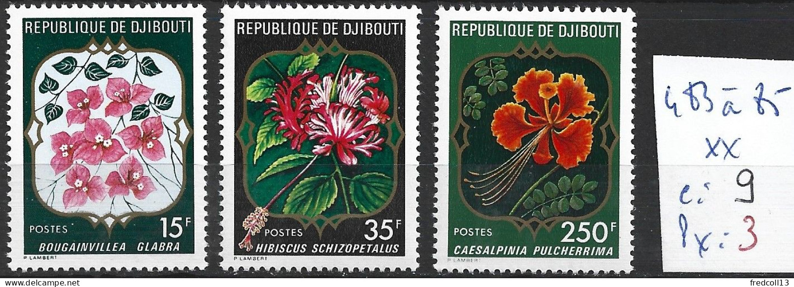 DJIBOUTI 483 à 85 ** Côte 9 € - Djibouti (1977-...)