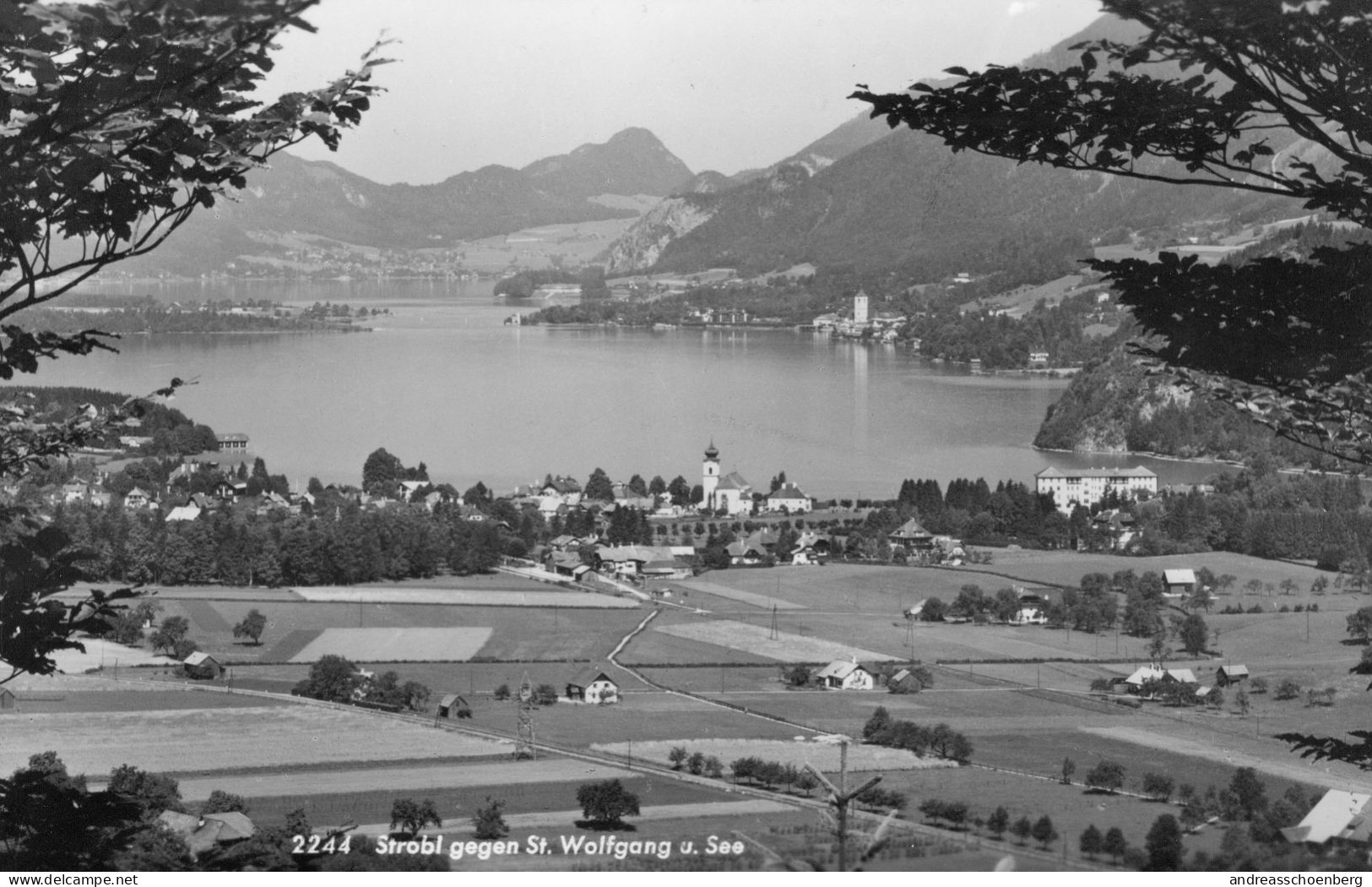 Strobl Gegen St. Wolfgang Und See - Strobl