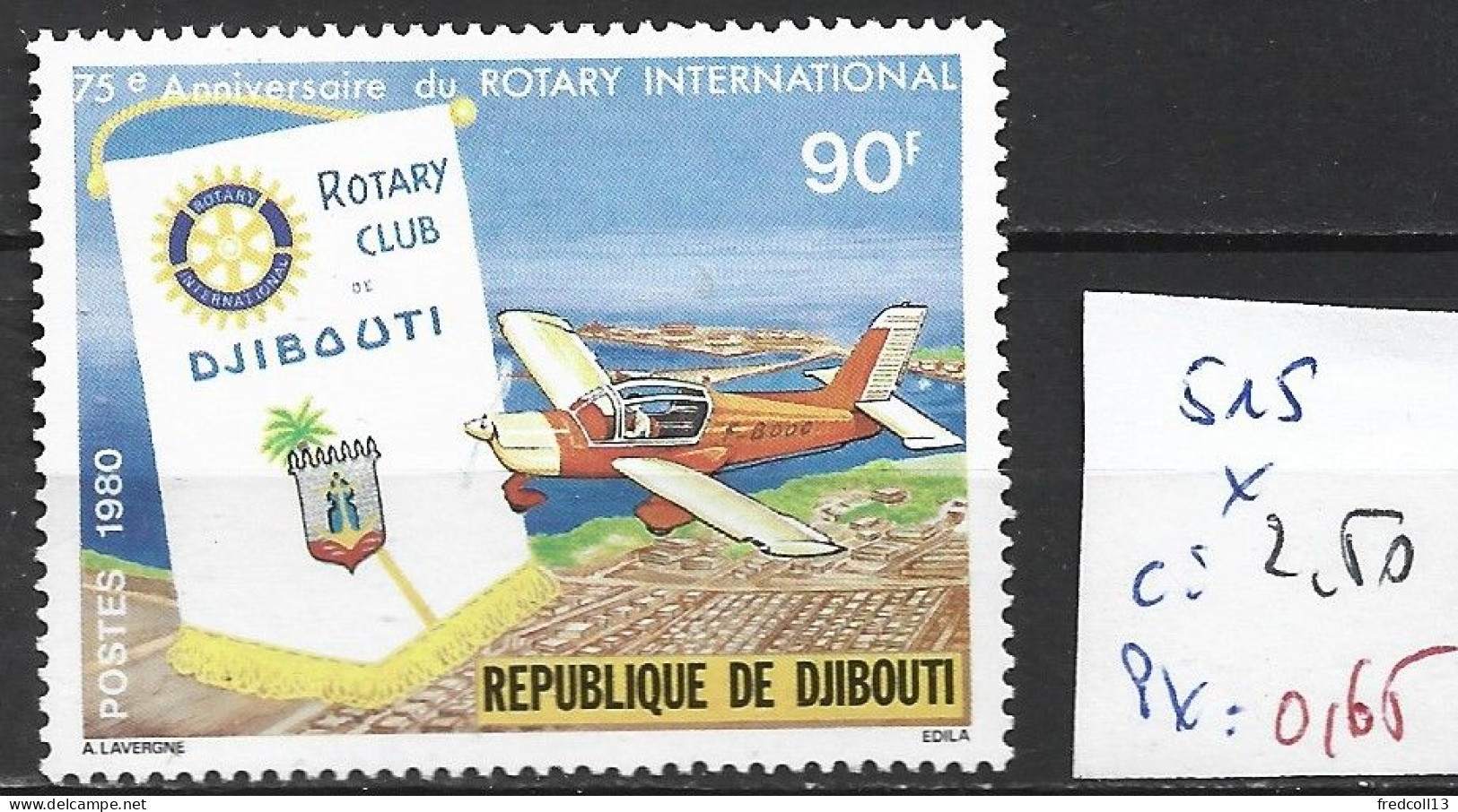 DJIBOUTI 515 * Côte 2.50 € - Djibouti (1977-...)