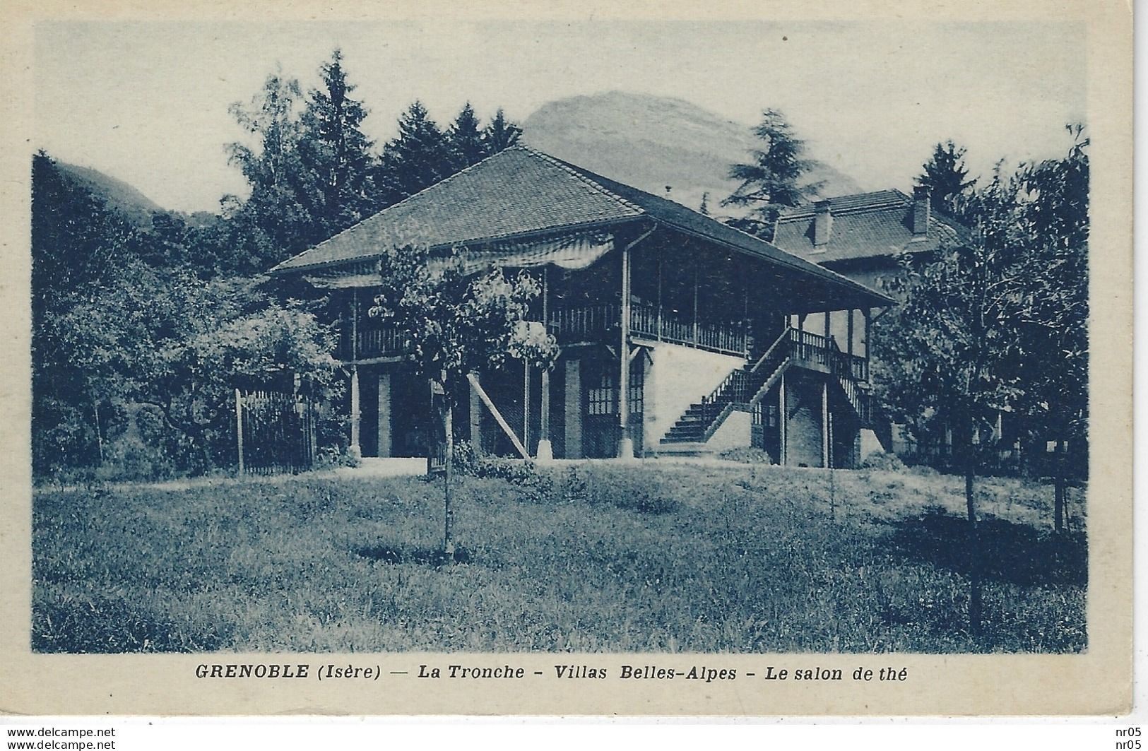 38 ( - GRENOBLE -  LA TRONCHE - Villas Belles Alpes - Le Salon De The  (  Isere ) - La Tronche