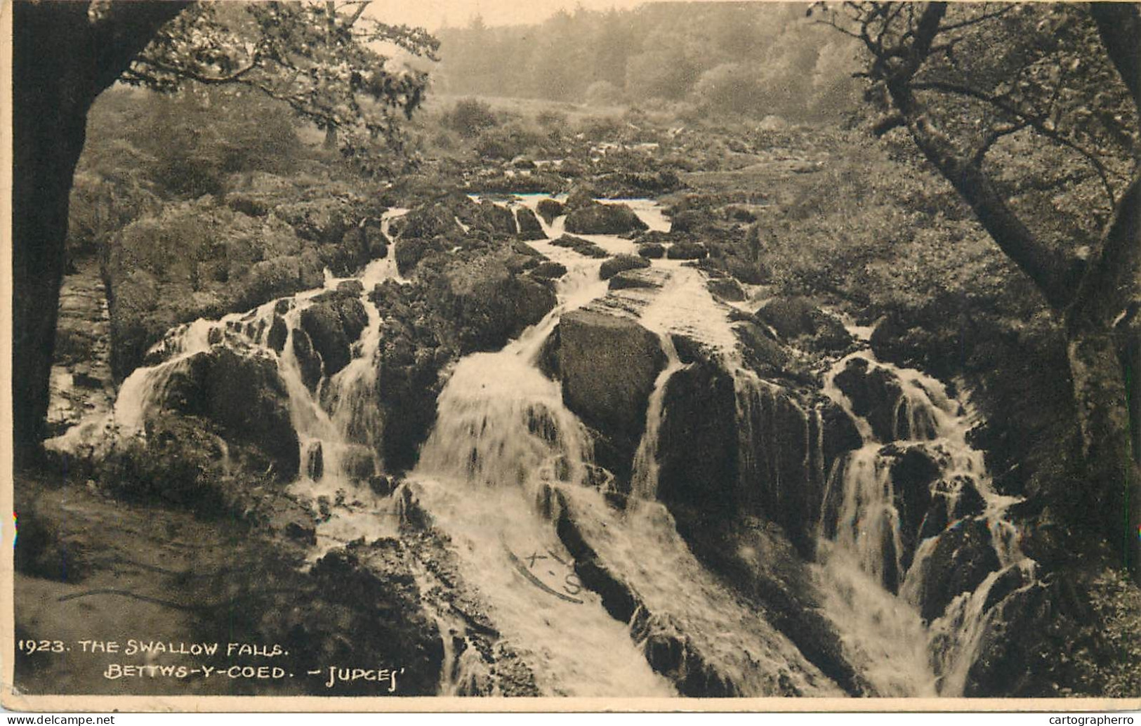 United Kingdom Wales Betws-y-Coed The Swallow Falls - Caernarvonshire