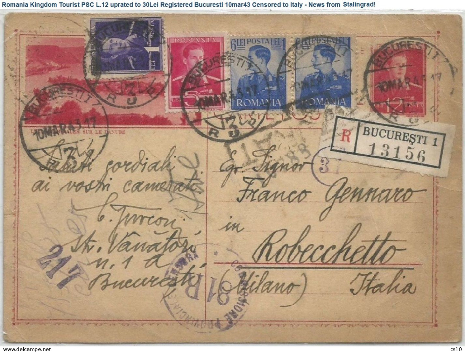 Romania Kingdom Postal History Lot #2 Tourists Stationery Uprated + 1 Nice Variety On Cover X Suisse - Poststempel (Marcophilie)