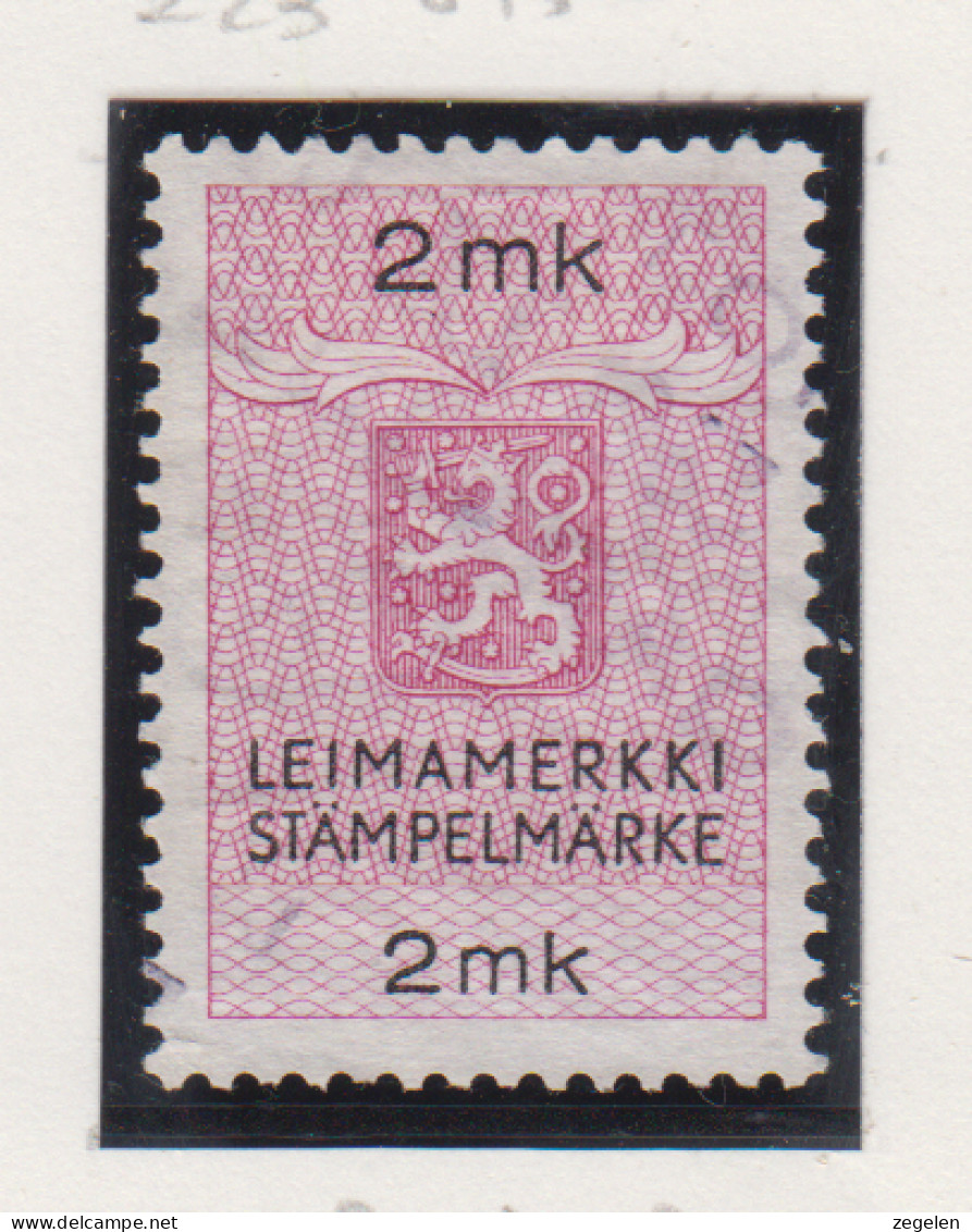 Finland Fiskale Zegel Cat. Barefoot Documentary 228 - Revenue Stamps