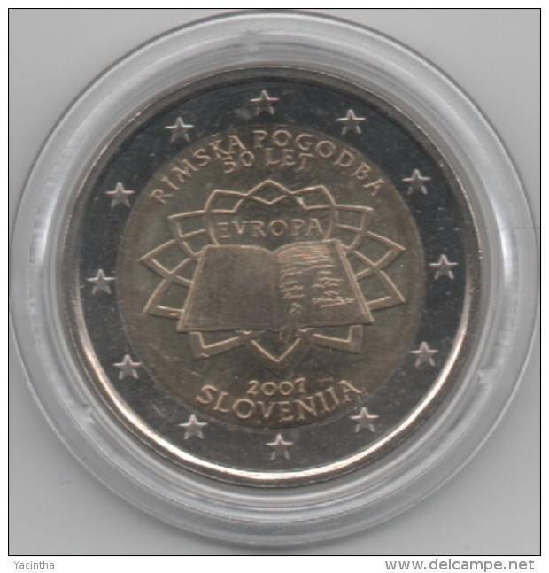 @Y@   Slovenie     2  Euro  2007   Commemorative  UNC   ROME - Slowenien