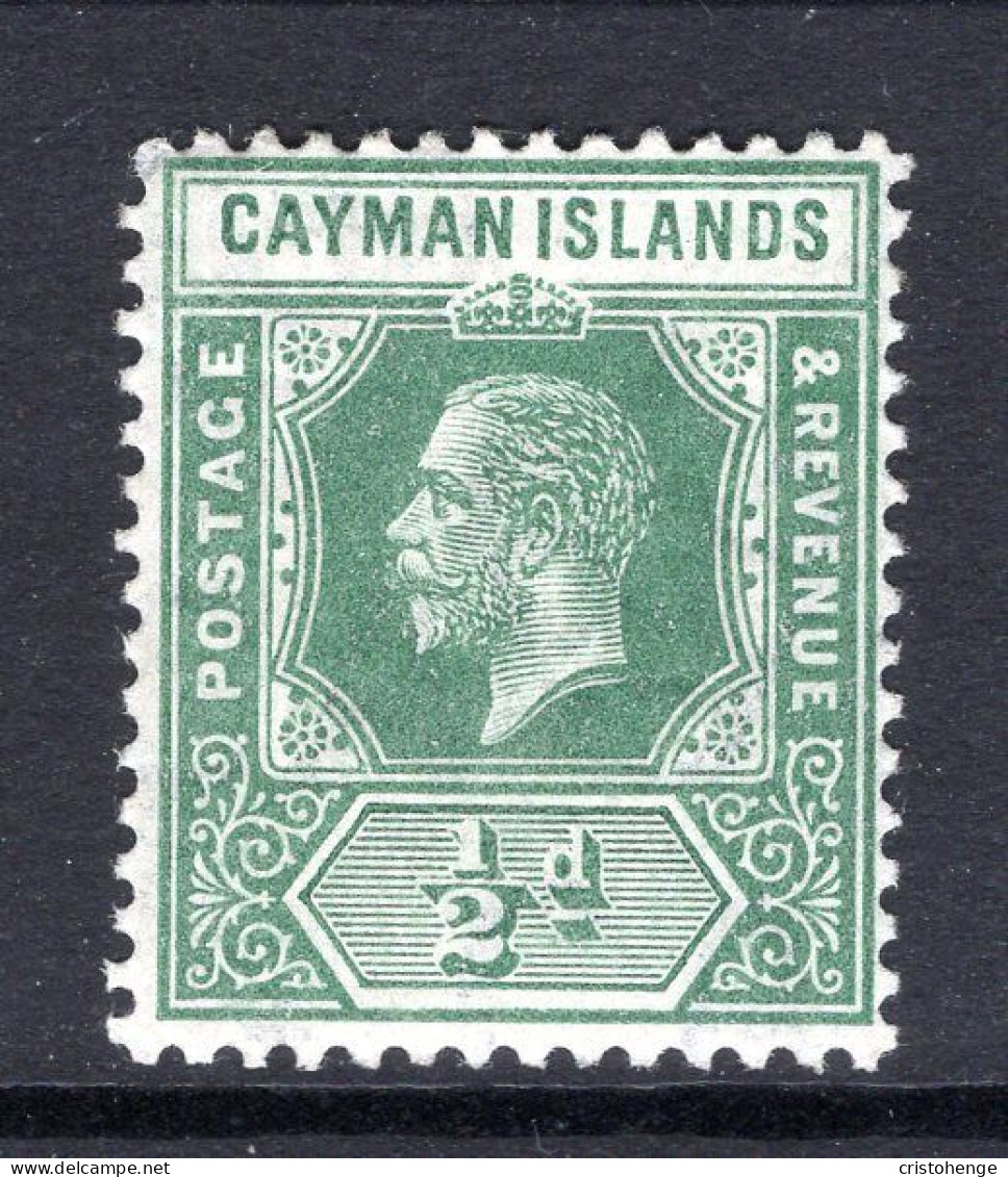 Cayman Islands 1912-20 KGV - Wmk. Mult. Crown CA - ½d Green HM (SG 41) - Cayman Islands