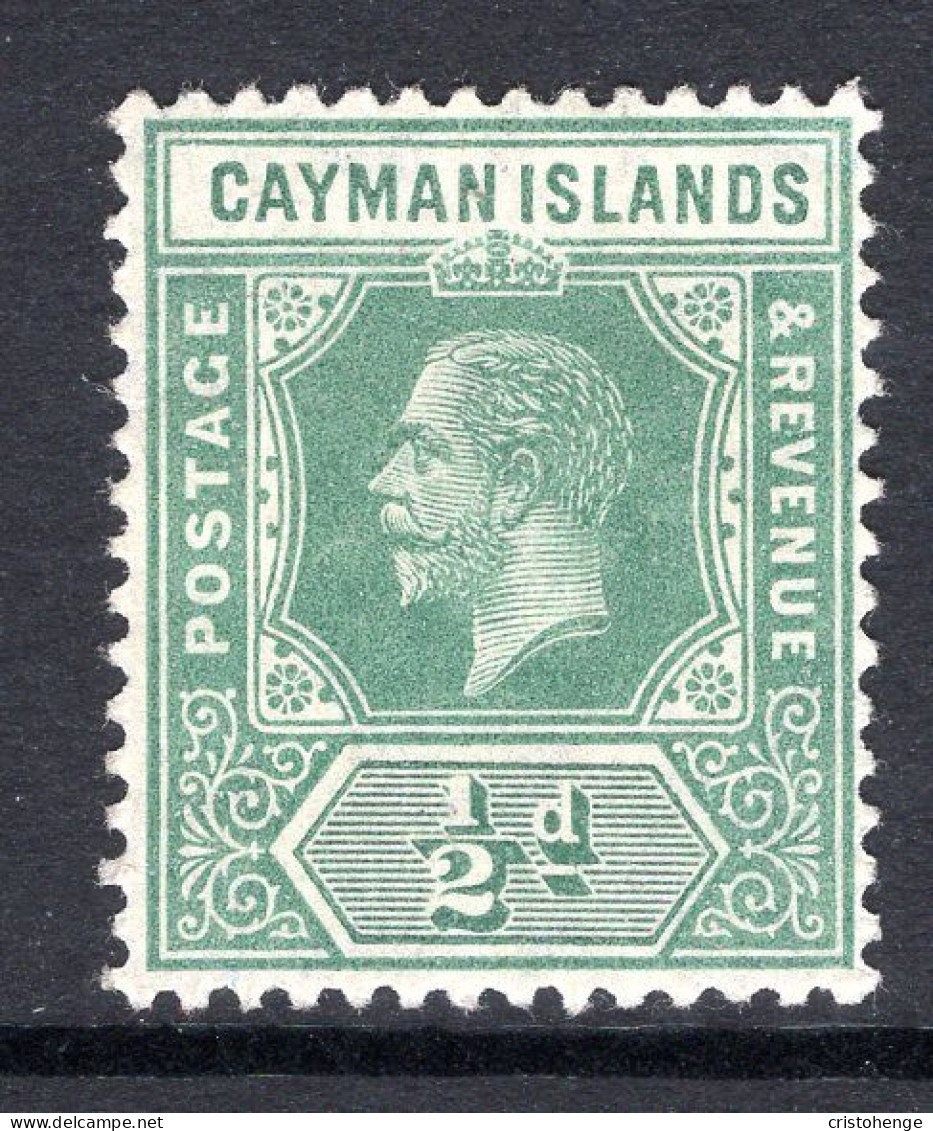 Cayman Islands 1912-20 KGV - Wmk. Mult. Crown CA - ½d Green HM (SG 41) - Cayman Islands