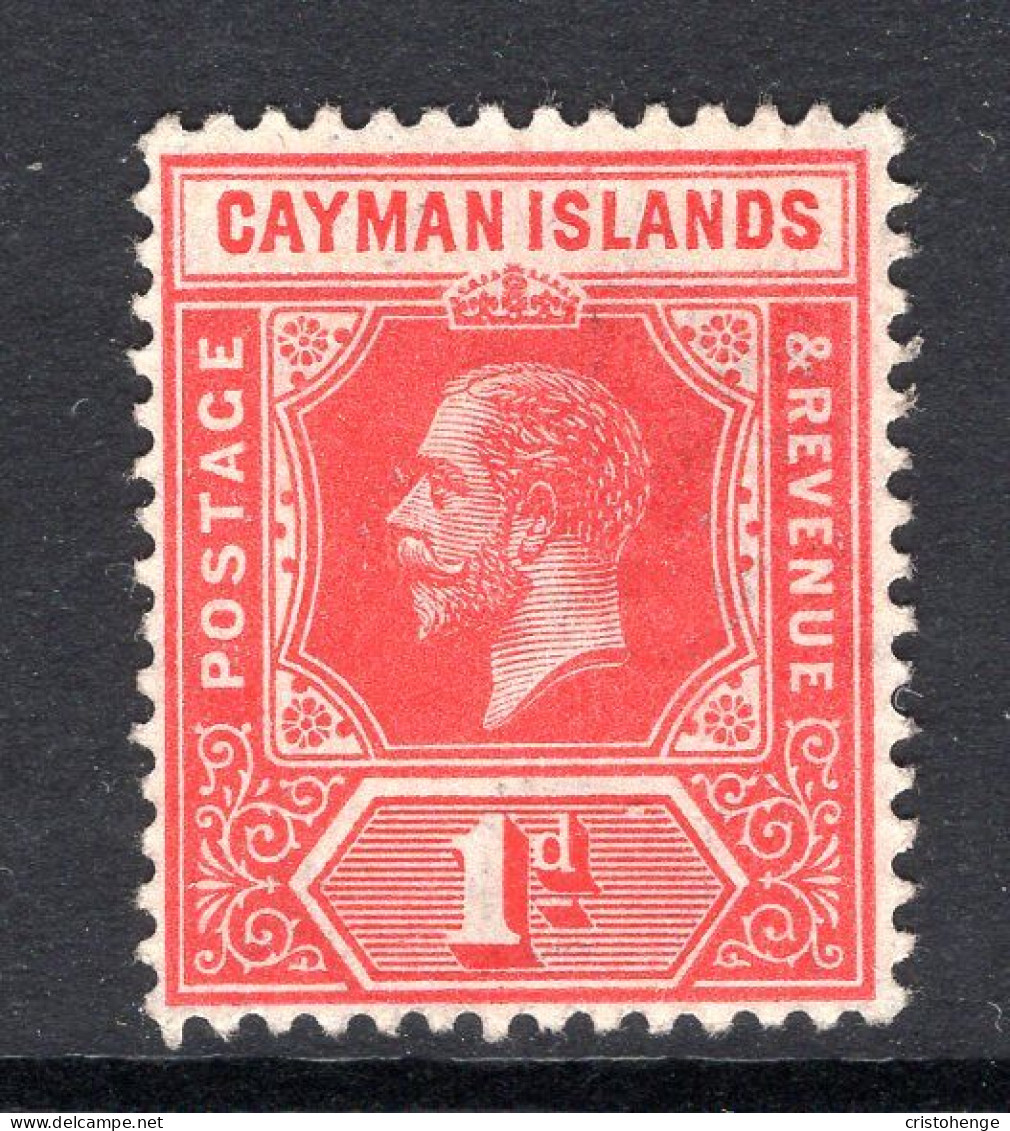 Cayman Islands 1912-20 KGV - Wmk. Mult. Crown CA - 1d Red HM (SG 42) - Cayman Islands