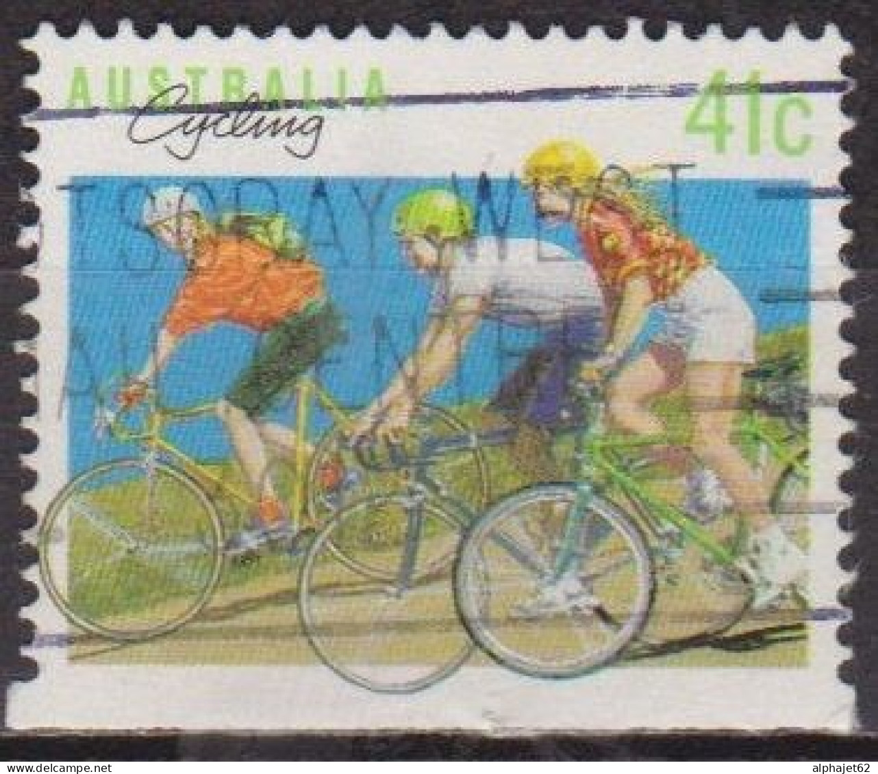 Cyclisme, Randonnée - AUSTRALIE - Sports Et Loisirs - N° 1126a - 1989 - Used Stamps