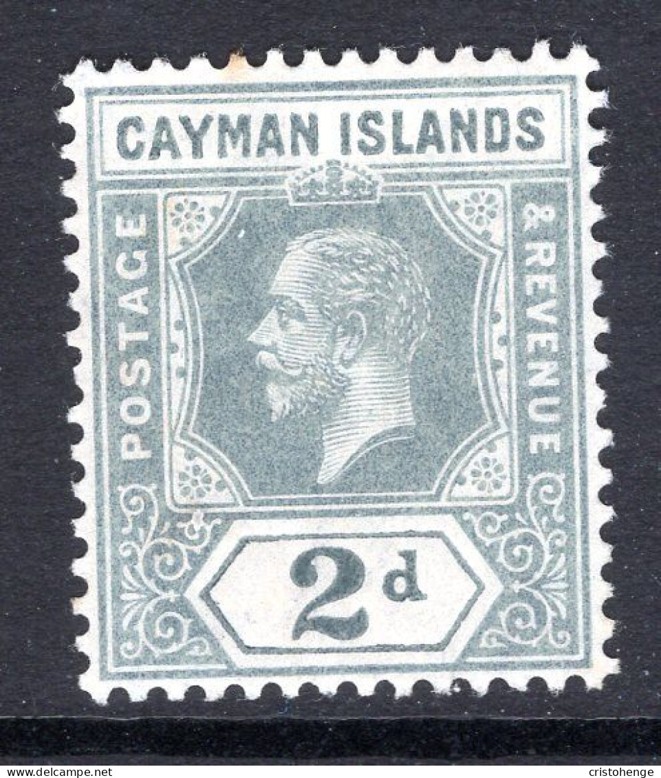 Cayman Islands 1912-20 KGV - Wmk. Mult. Crown CA - 2d Pale Grey HM (SG 43) - Cayman Islands