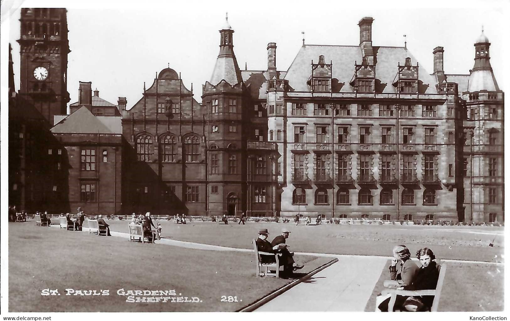 Sheffield, St. Paul's Gardens, Gelaufen 1951 - Sheffield