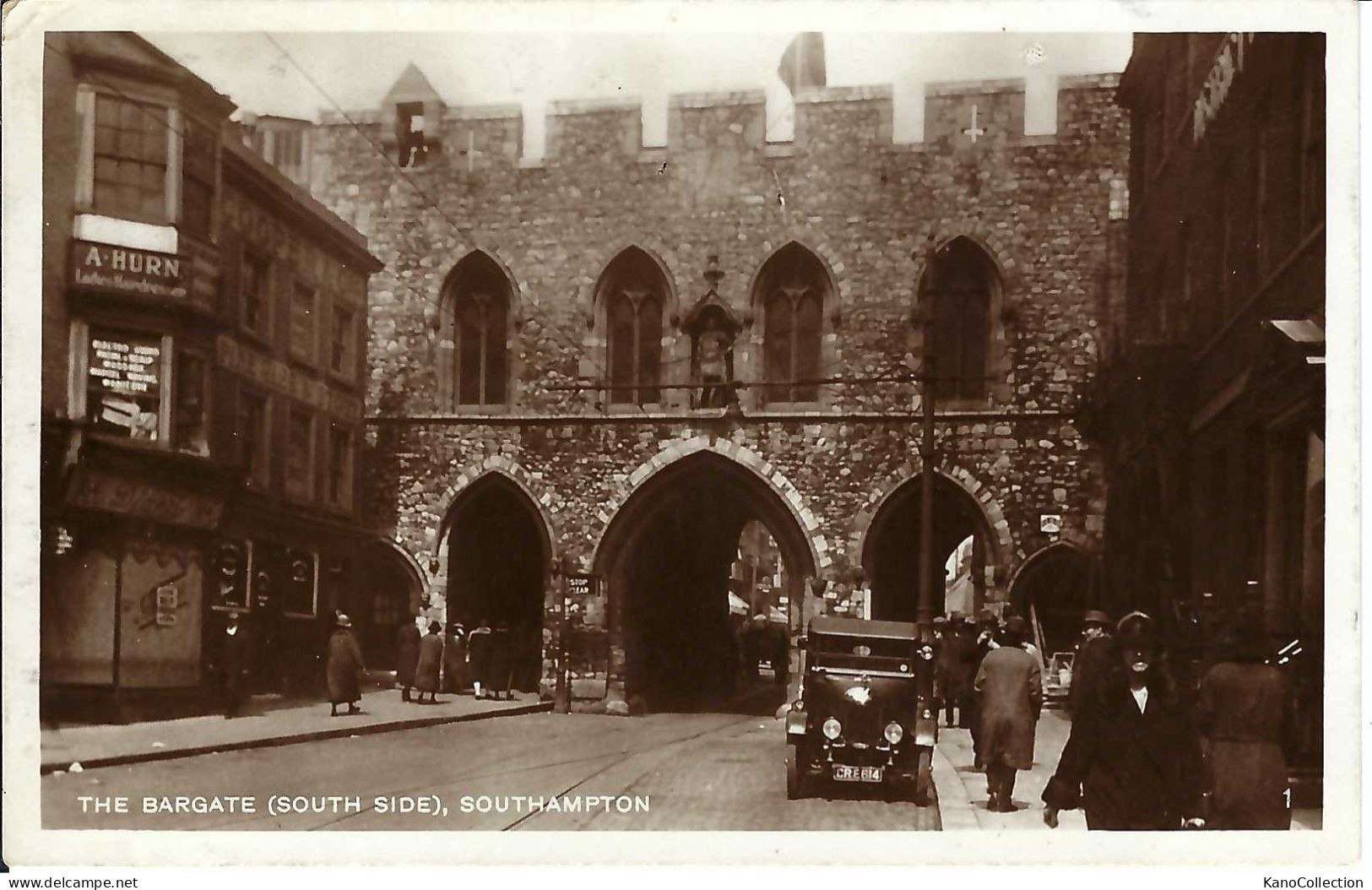 Southampton, The Bargate, Gelaufen 1926 - Southampton